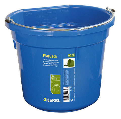 BALDE DE FUNDO PLANO 18 LITROS AZUL