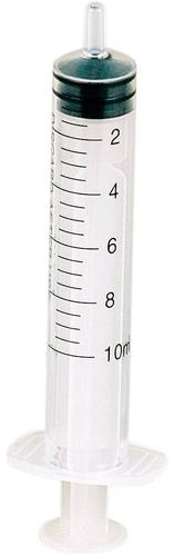 JERINGA DESECHABLE 3 CUERPOS 10 CC. 100 UNI.