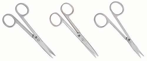 A/A SURGERY SCISSORS STRAIGHT 14 cm