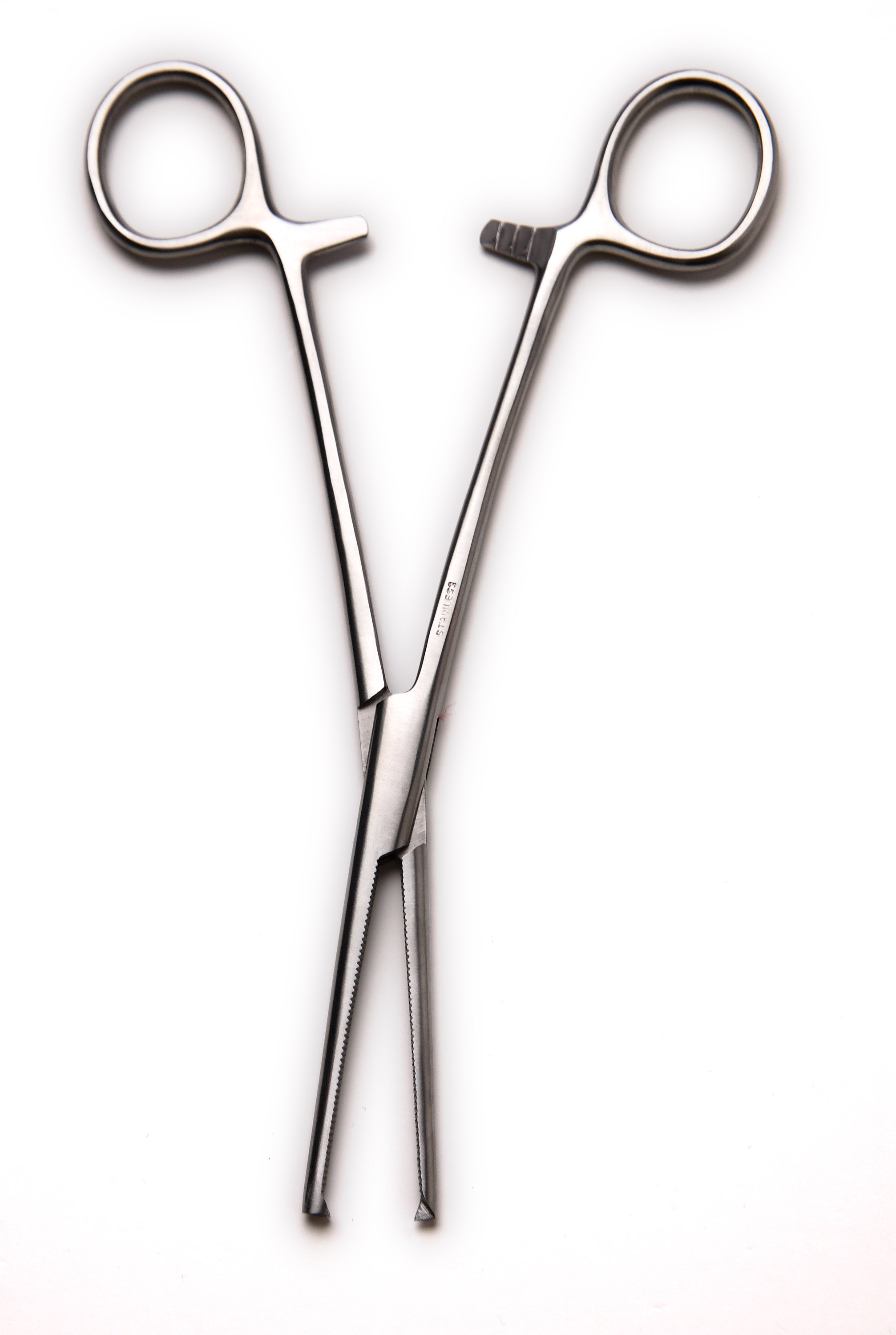 PINZA OCHSNER KOCHER RECTA C/DIENTES 18 cm
