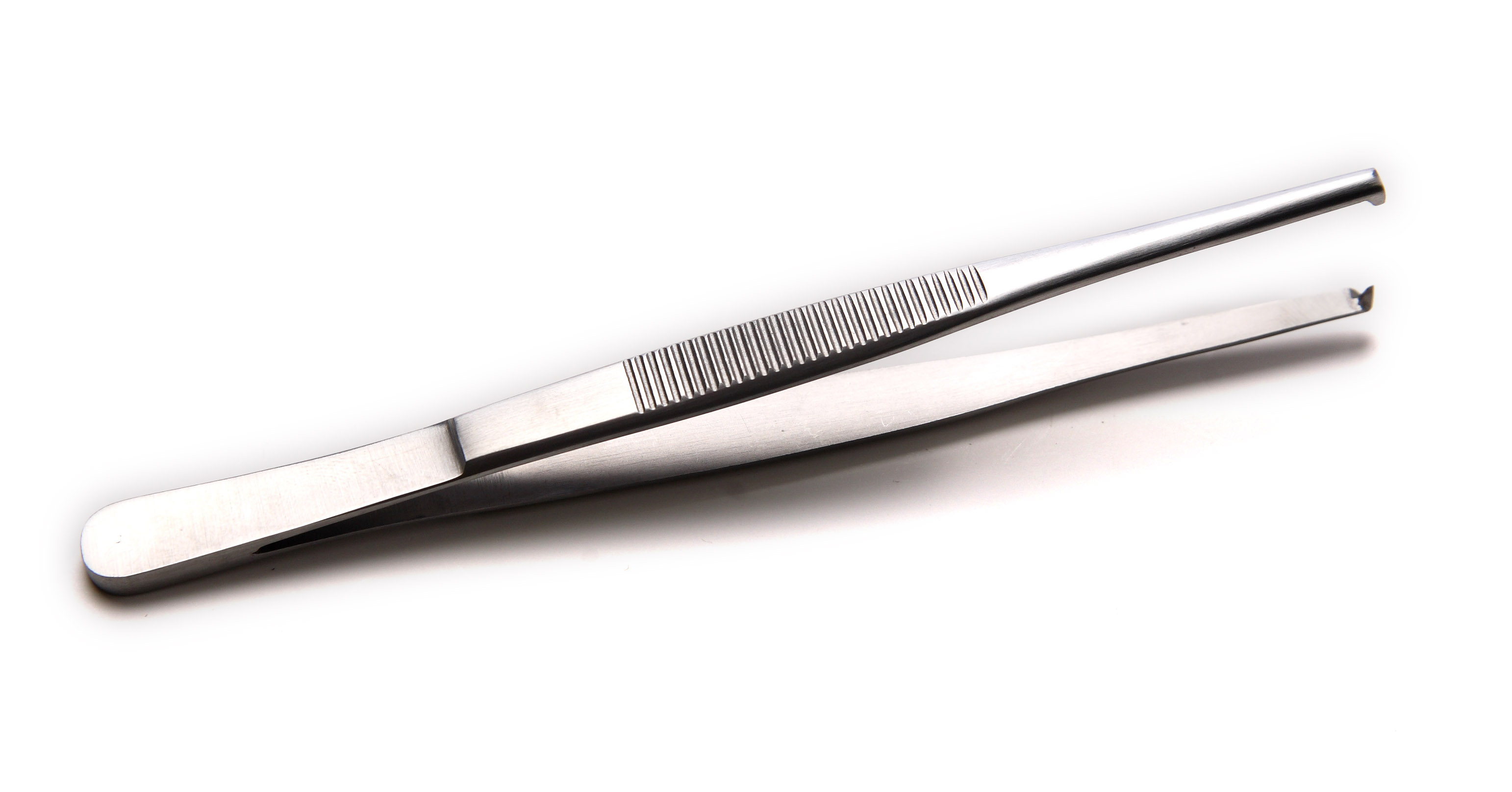 Alicate de dissecação reto com dentes 12 cm