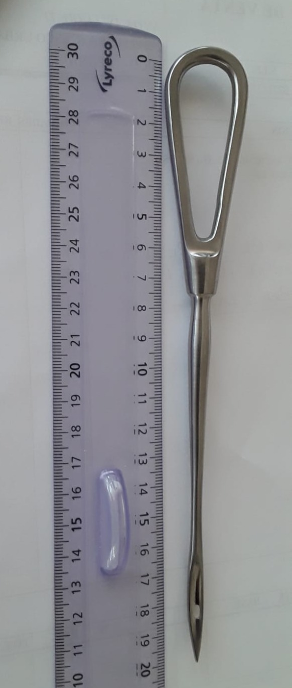 AGUJA SUTURA GERLACH 20 cm 2