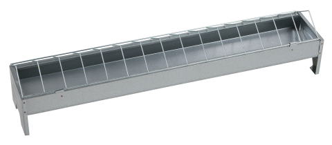 ALIMENTADOR PARA AVES 10 x 75 cm GALVANIZADO