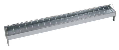 POULTRY Trough 10 x 100 cm GALVANIZADO