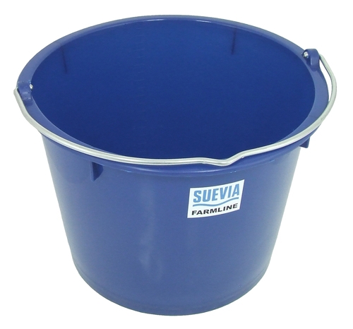 BLUE PLASTIC BUCKET 20 LITERS