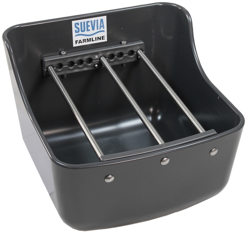 COMEDERO SUEVIA RECTANGULAR C/ BARRAS DE METAL 8L