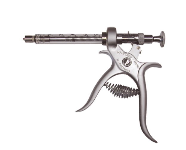 JERINGA REVOLVER HAUPTNER 5 ML  ( 0,1 A 0,4 ML) TUBERCULINA