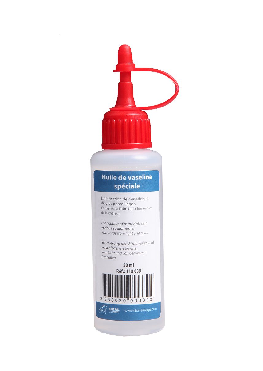FRASCO DE ÓLEO DE VASELINA 50 ML.