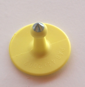 BOTÃO MACHO ALLFLEX F/METAL S/NU. AMARELO