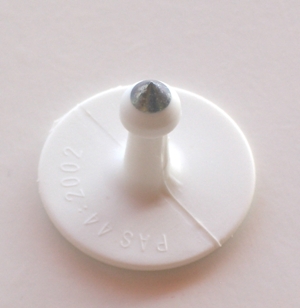 BOTÃO BRANCO NUMERADO ALLFLEX MACHO