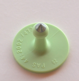 BOTÃO MACHO ALLFLEX F/METAL S/NU. VERDE