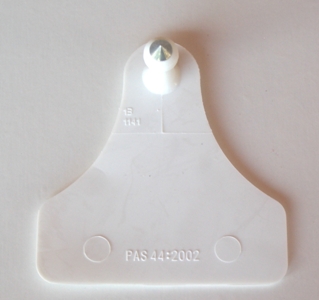 ALLFLEX MALE JUNIOR WHITE NUMBERED