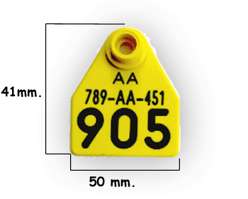 ALLFLEX FÊMEA PEN-TAG NUMERADO BRANCO