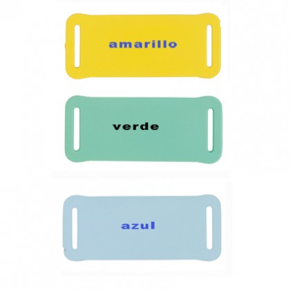 PLACA DE FITA AZUL