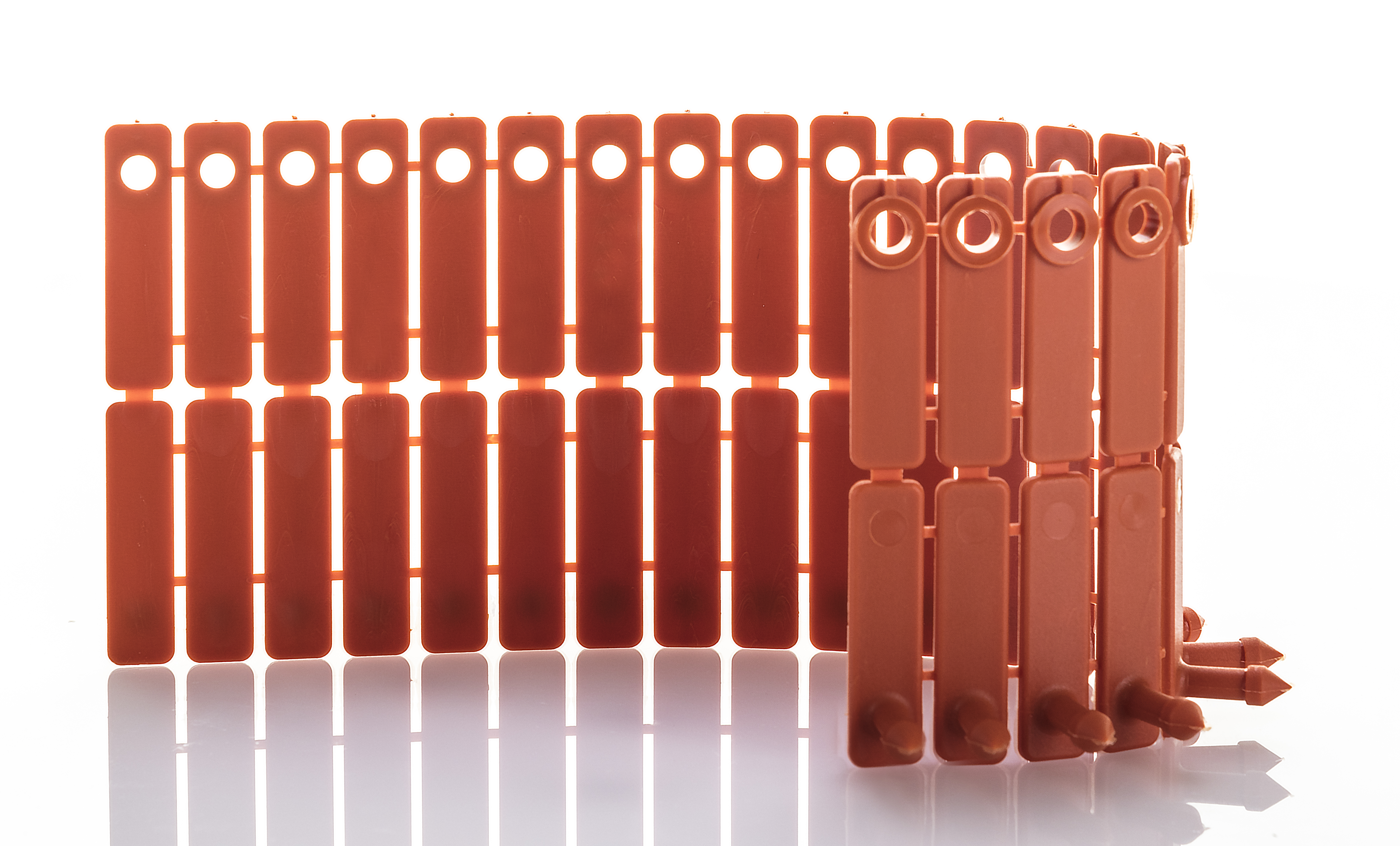 LYC-TAG ORANGE UNNUMBERED ( PIGLETS AND LAMBS )