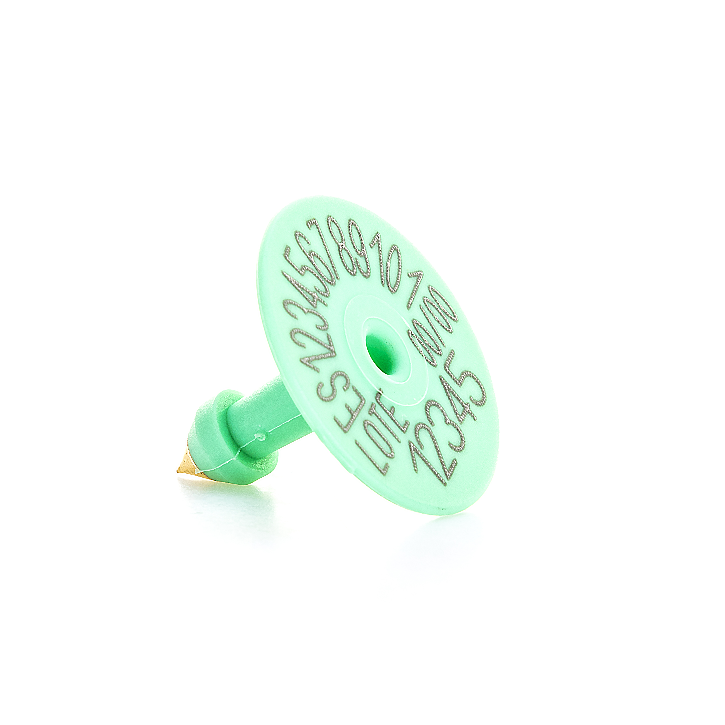 MACHO REDONDO P/METAL VERDE NUMERADO 1