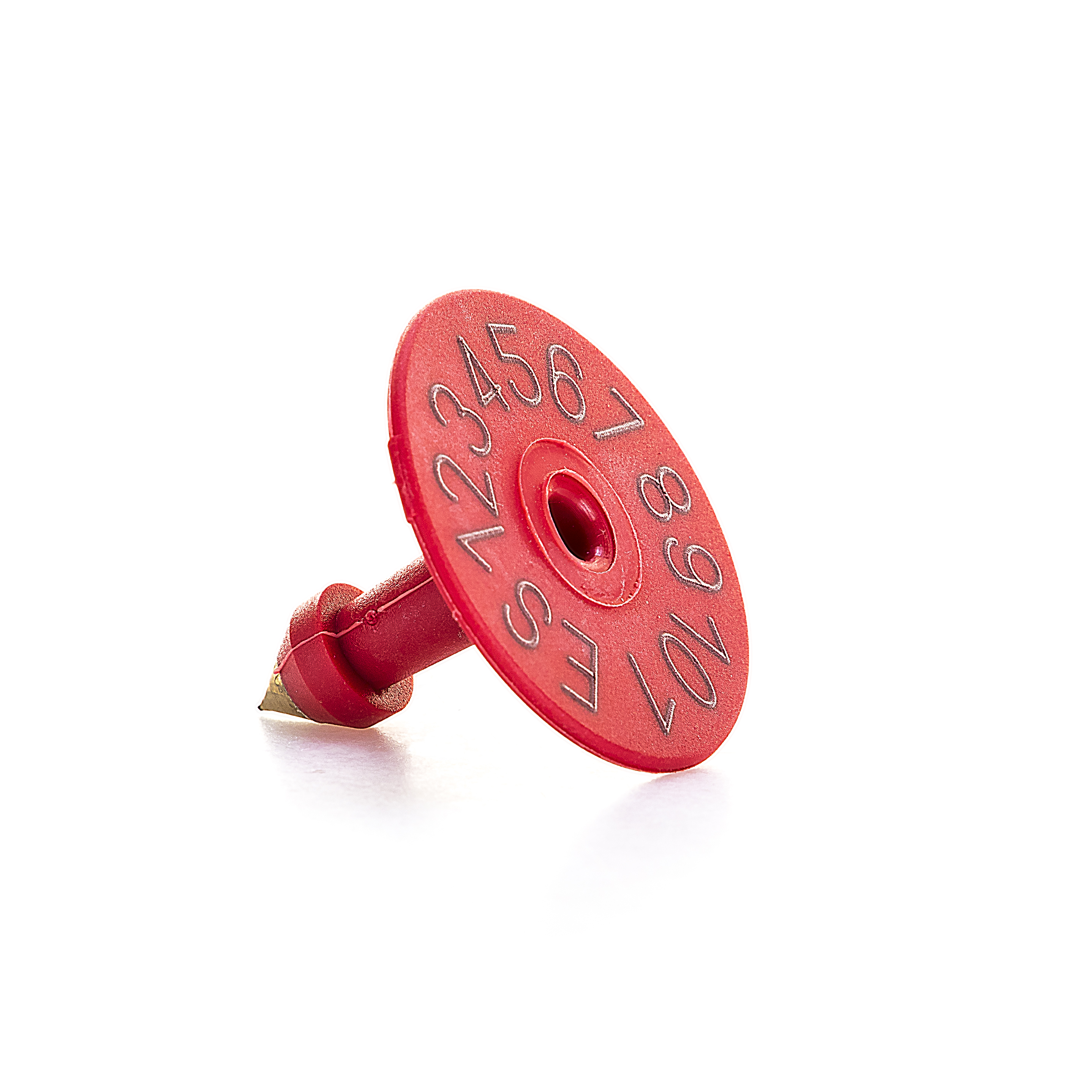 MACHO REDONDO P/METAL VERMELHO NUMERADO 1