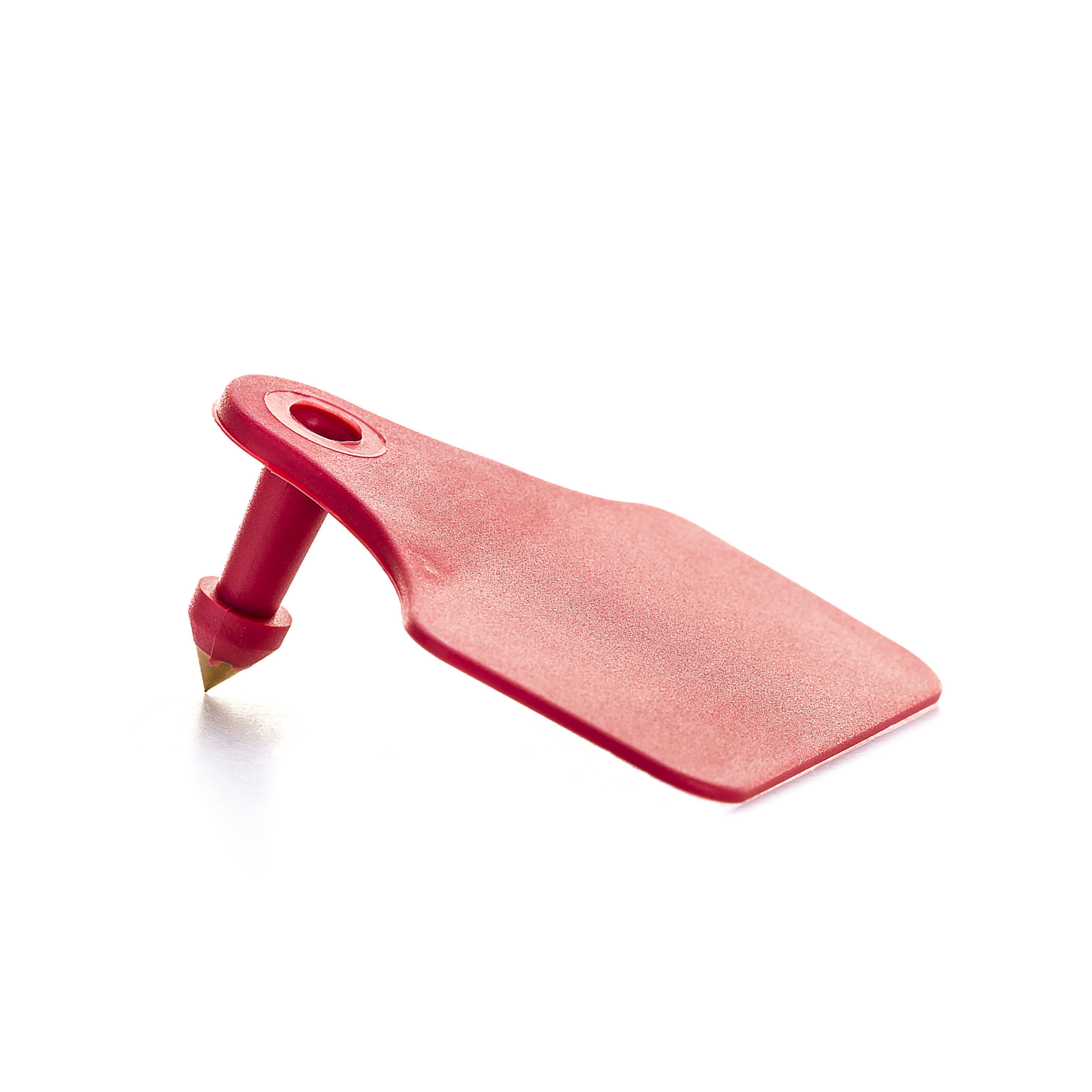 ETIQUETA DE PORCO MACHO P/METAL VERMELHO S/N NUMERAÇÃO 1