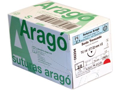 SEDA ESTÉRIL COM AGULHA RECTA USP 1