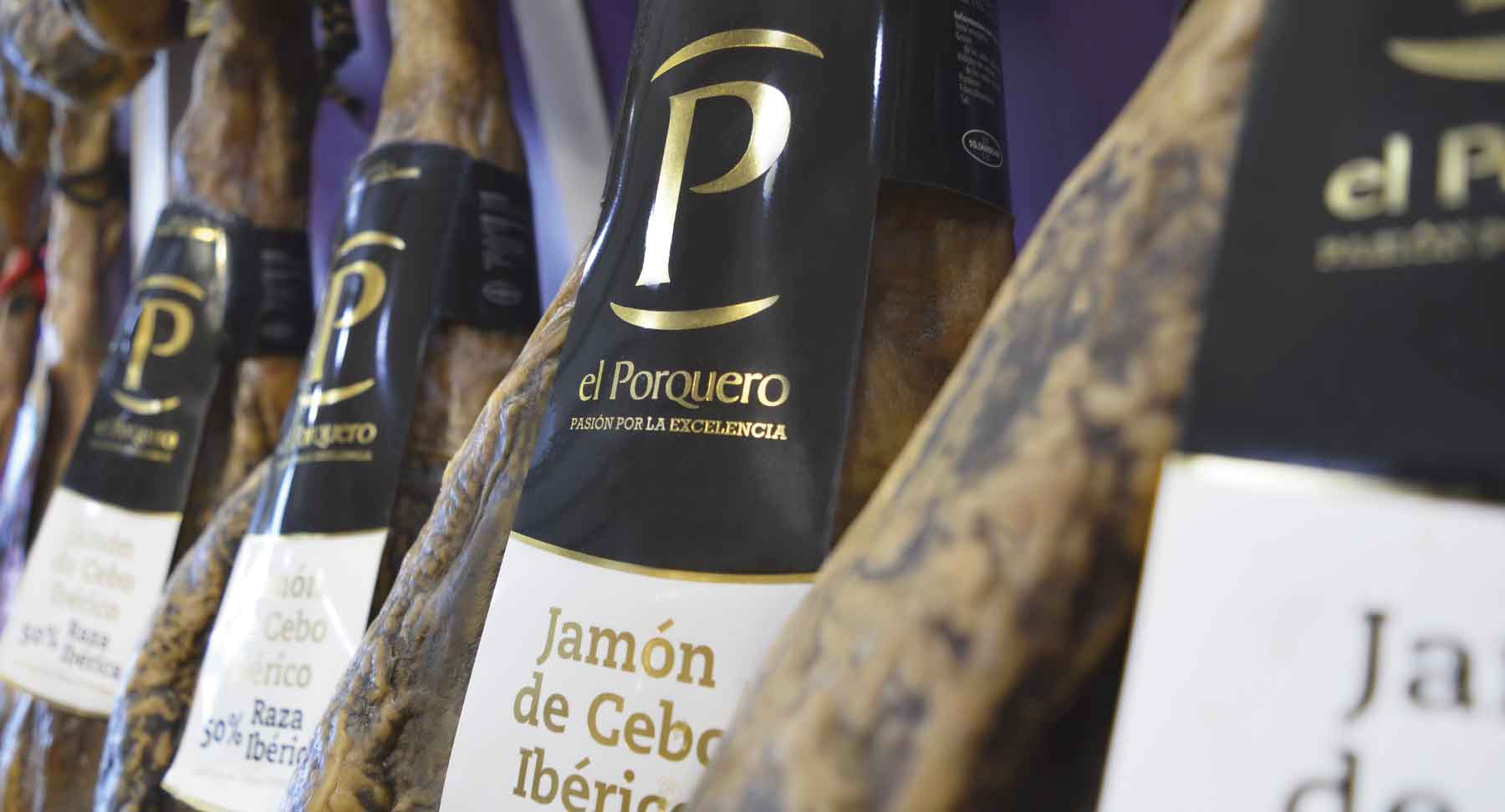 Jamones Cebo Colgados Tiendas Jamón