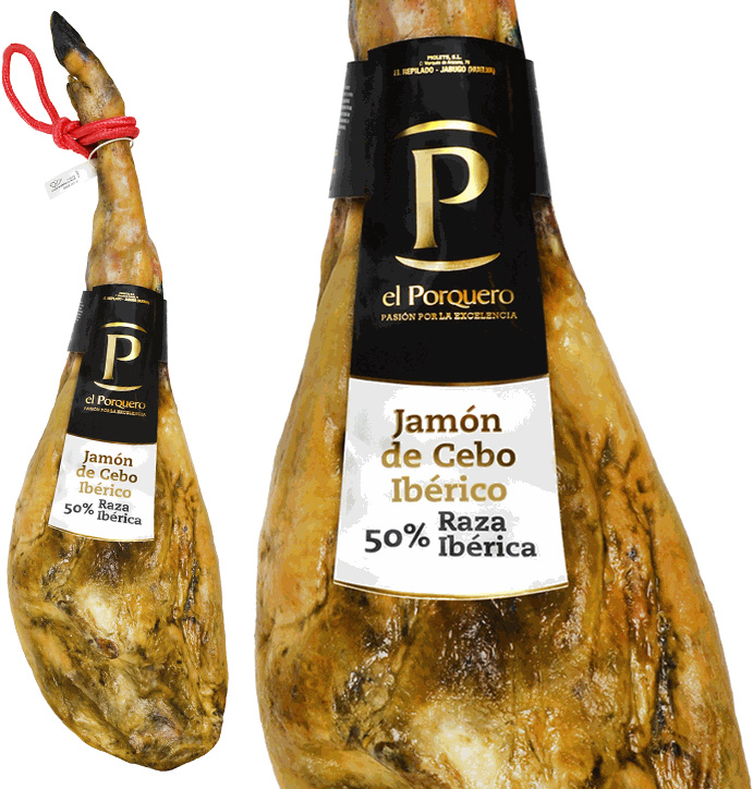 Jamón de Cebo Ibérico 50% Raza Ibérica