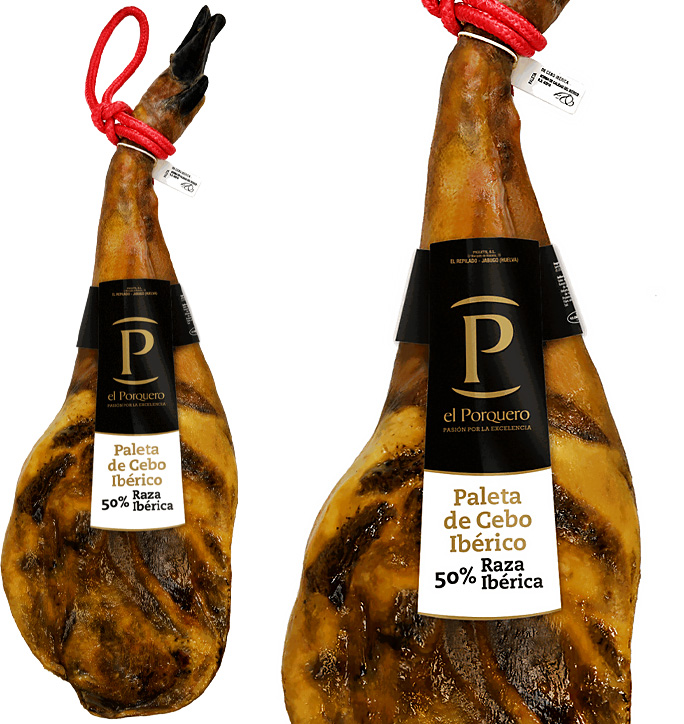 Paleta de Cebo Ibérico 50% Raza Ibérica
