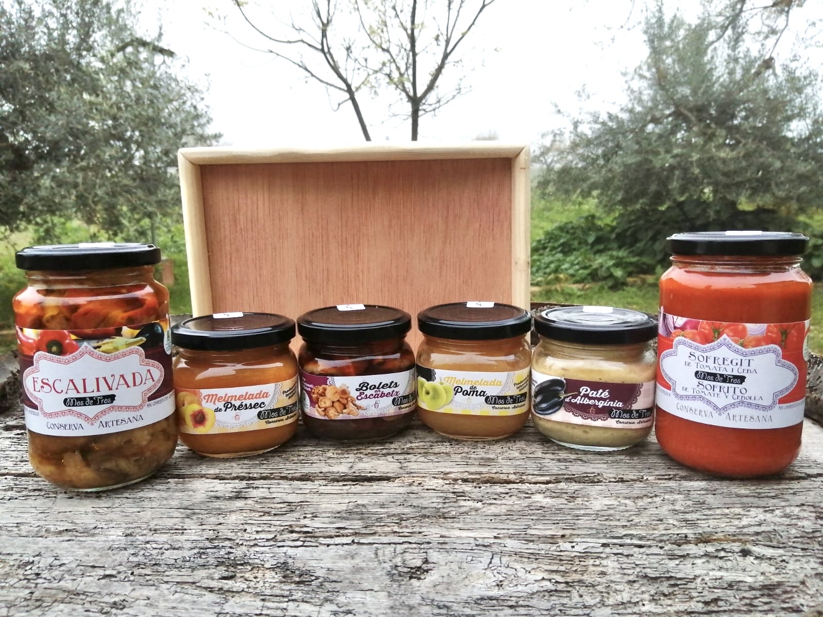 Lot de conserves artesanes 6 varietats