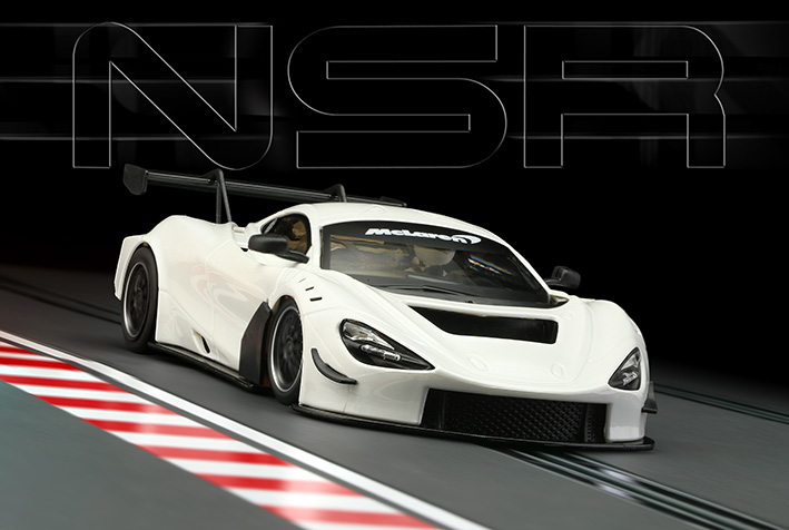 NSR 0238AW McLaren 720S - Test Car WHITE