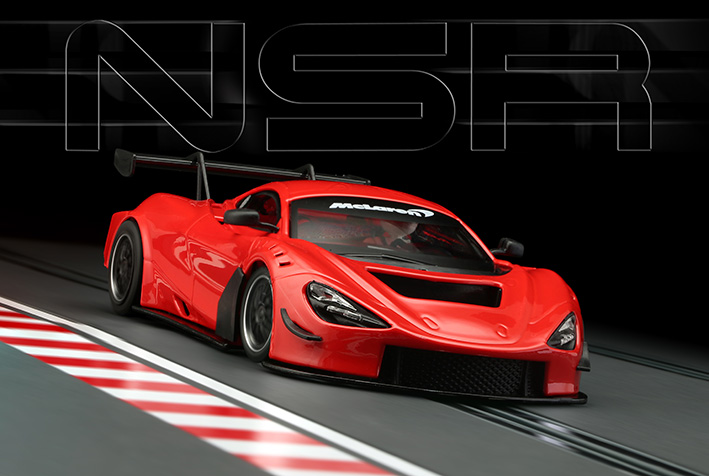 NSR 0240AW McLaren 720S - Test Car RED