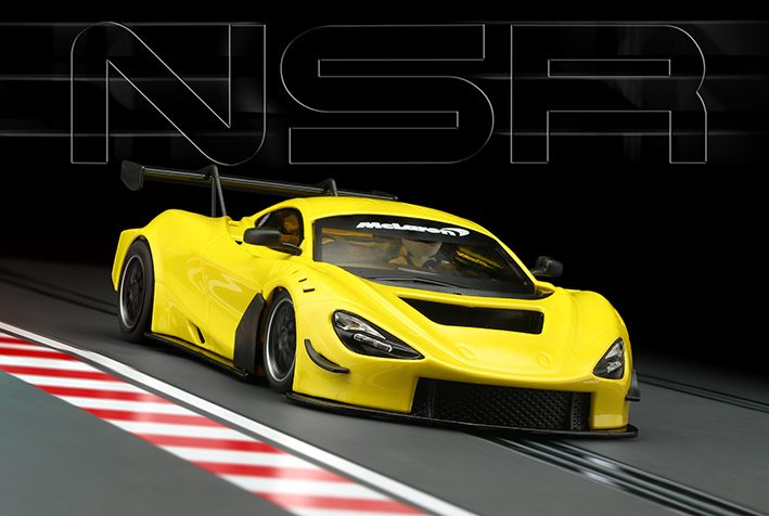 NSR 0241AW  McLaren 720S - Test Car YELLOW