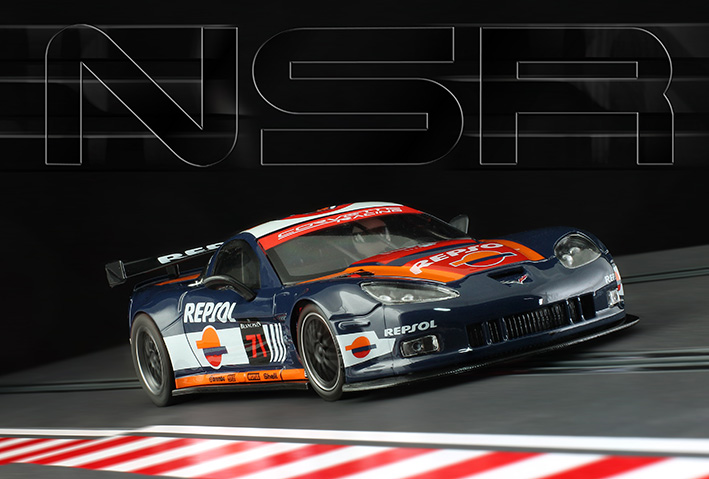 Nsr 0271AW Corvette C6R Repsol BLUE #71