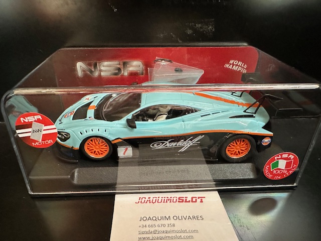NSR 0355AWDEF McLaren 720S Gulf F1 GTR FALLO TAMPO
