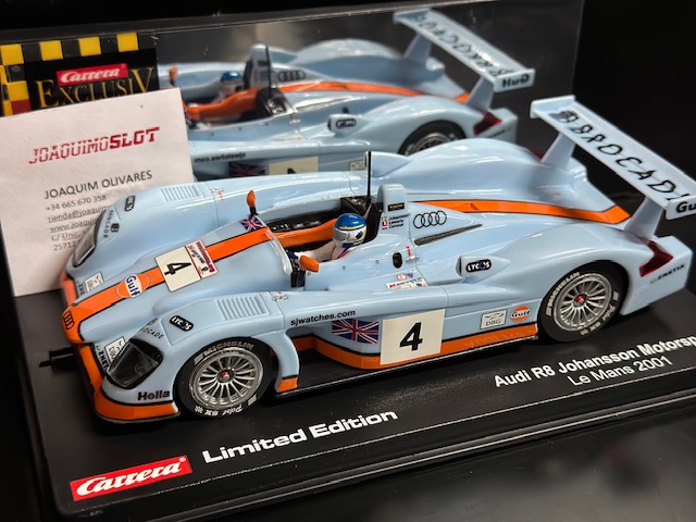 Carrera Exclusiv 1/24 20484 Audi R8 Gulf Limit Edition
