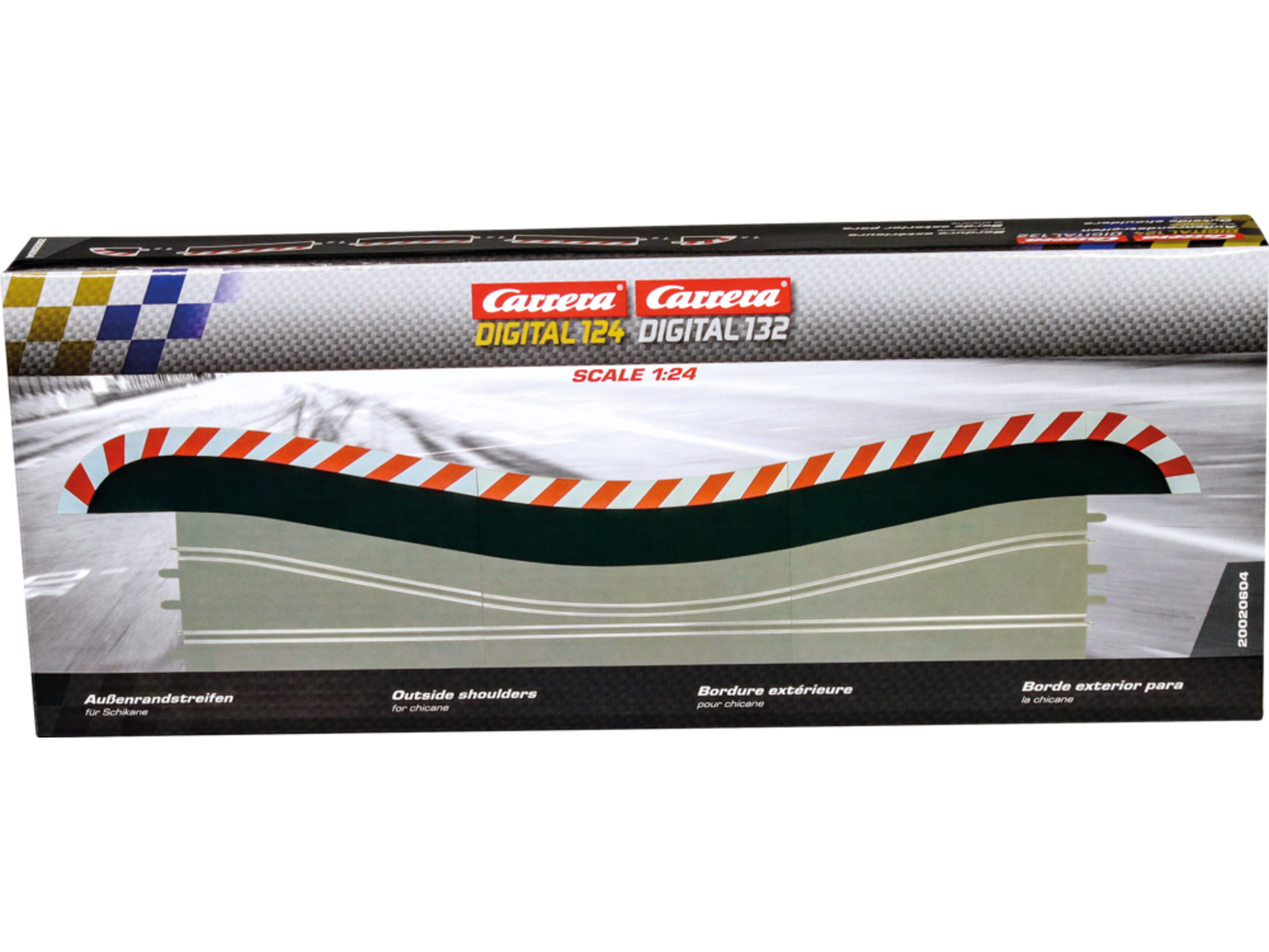 Carrera 1/24 1/32 20604 Bordes para Chicane terminal