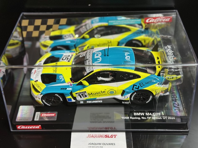 Carrera Digital 124 23995 BMW M4 GT3 Ram Racing Nº15