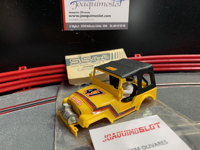 Scalextric 2500A Carroceria Jeep CJ-5 #47 Amarilla