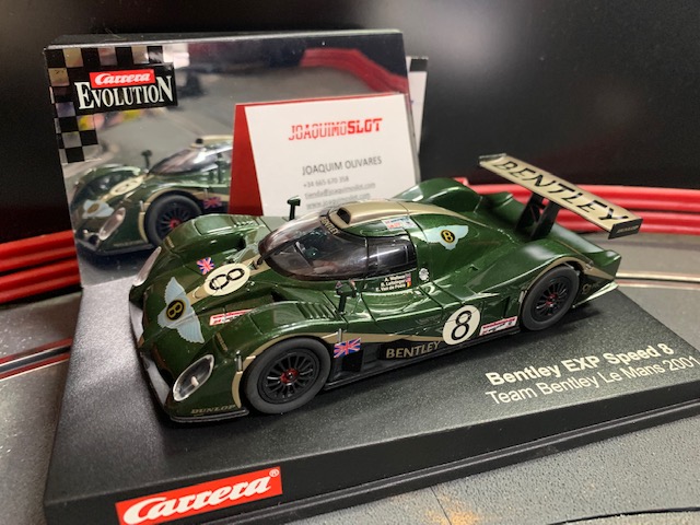 Carrera Evolution 25452 Bentley Exp Speed 8 LM 2001 No.8