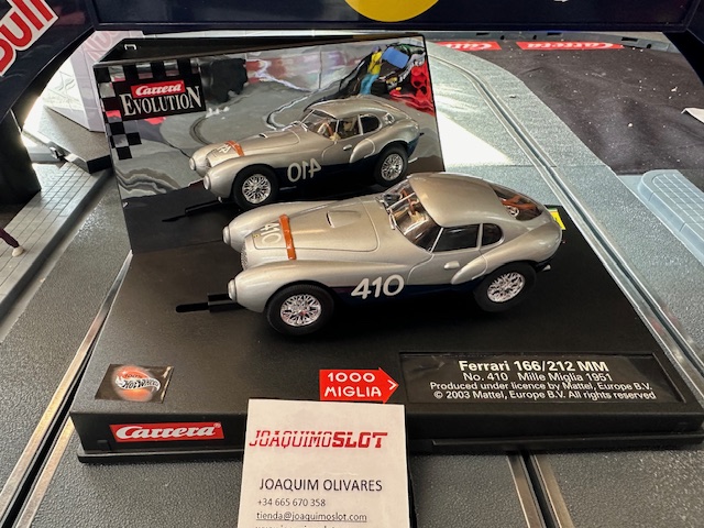 Carrera Evolution 25710 Ferrari 166/212MM Uovo Mille Miglia