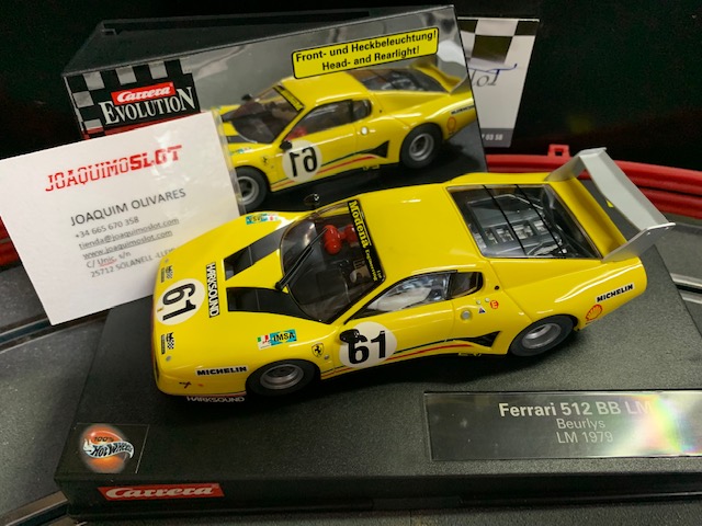 Carrera 25728 Evolution Ferrari 512 BB LM Beurlys LM 1979