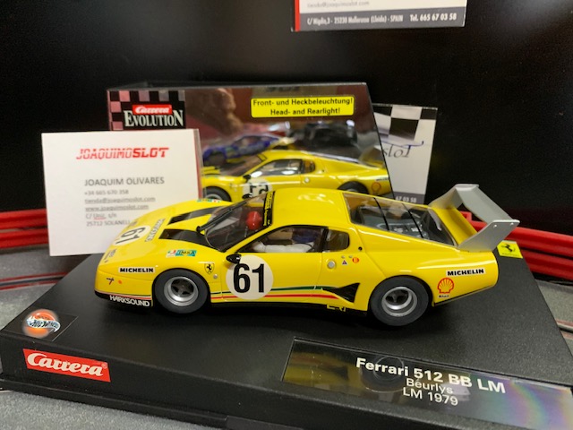 Carrera 25728 Evolution Ferrari 512 BB LM Beurlys LM 1979 [25728] - 55 ...