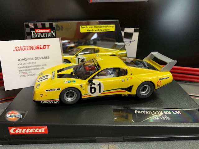 Carrera 25728 Evolution Ferrari 512 BB LM Beurlys LM 1979