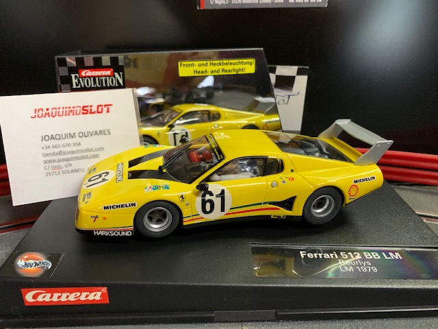 Carrera 25728 Evolution Ferrari 512 BB LM Beurlys LM 1979