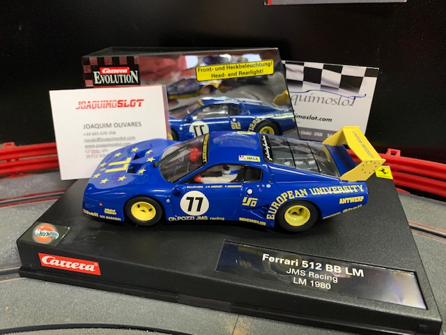 Carrera 27126 Evolution Ferrari 512 BB LM JMS Racing LM 1980