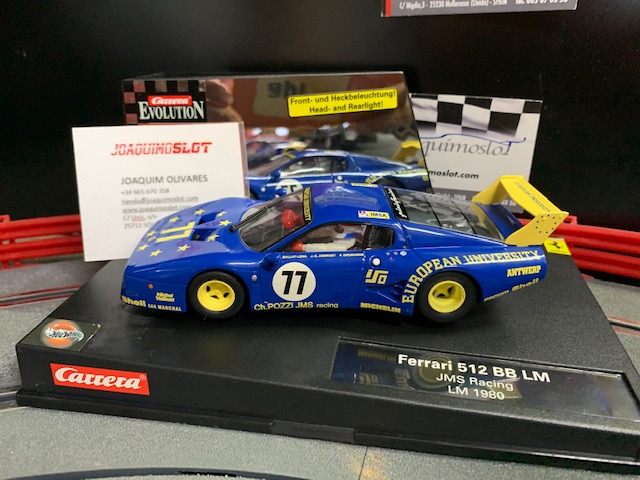 Carrera 27126 Evolution Ferrari 512 BB LM JMS Racing LM 1980