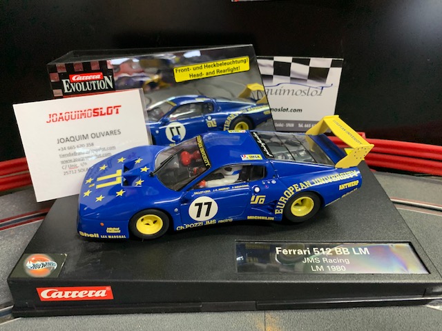 Carrera 27126 Evolution Ferrari 512 BB LM JMS Racing LM 1980