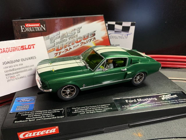Carrera Evolution 27139 Ford Mustang Fast and the Furious