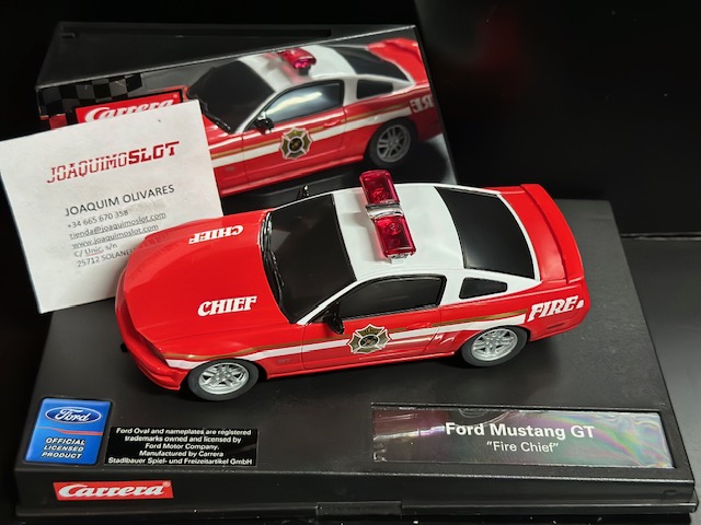 Carrera Evolution 27177 Ford Mustang Gt Fire Chief