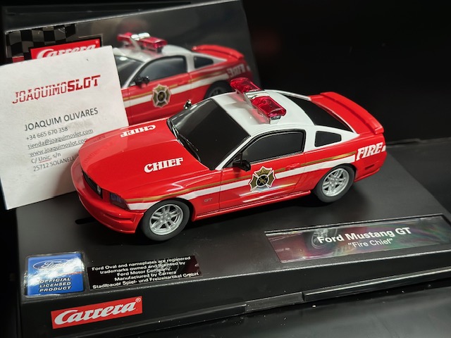 Carrera Evolution 27177 Ford Mustang Gt Fire Chief