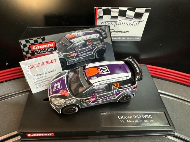 Carrera 27408 Citroen DS3 WRC Van Merkstejin Nº20