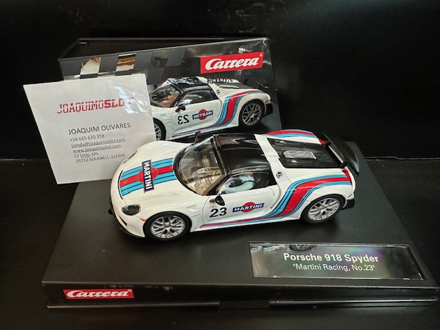 Carrera Evolution 27467 Porsche 918 Spyder Martini Racing nº 23